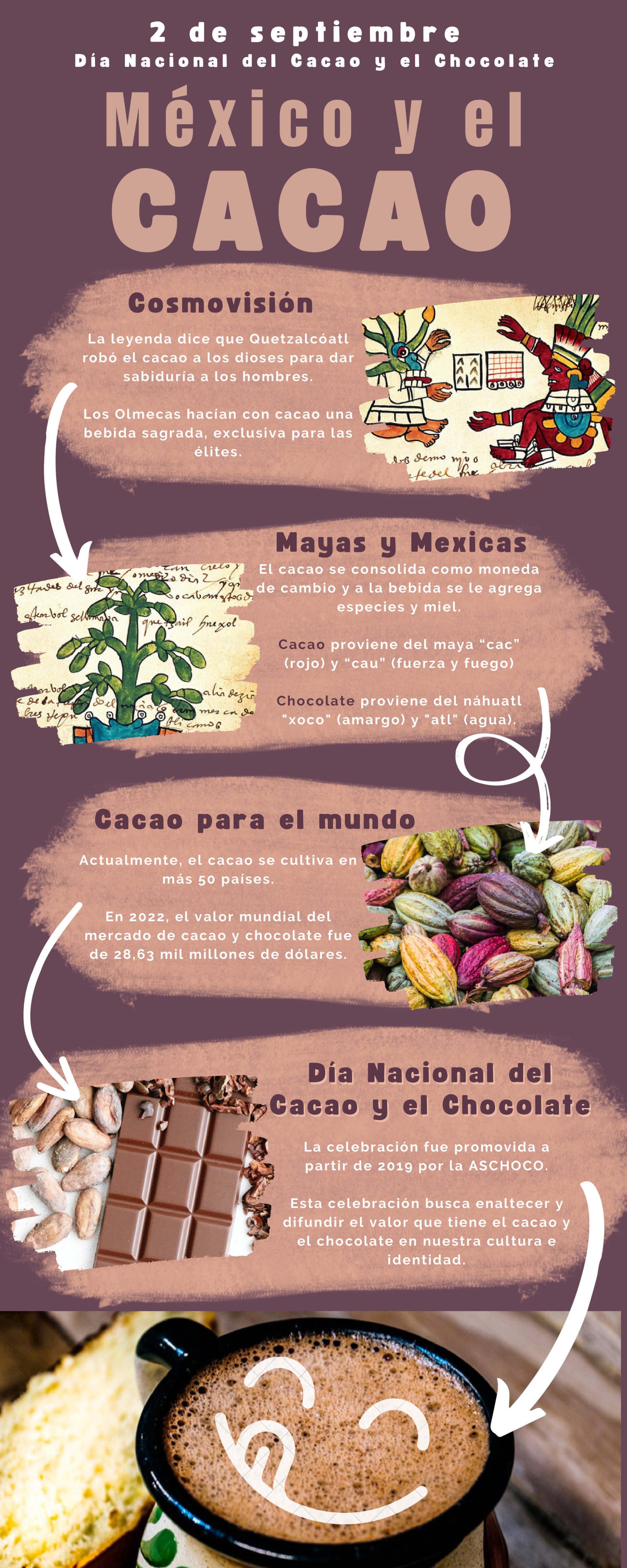 2 de septiembre Día Nacional del Cacao y el Chocolate