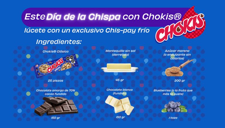 Lúcete con el exclusivo “Chis-Pay” Frío de Chokis